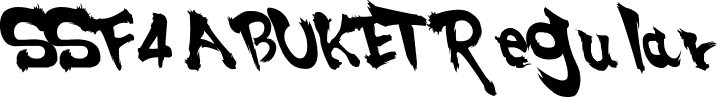 SSF4 ABUKET Regular font - SSF4 ABUKET.ttf