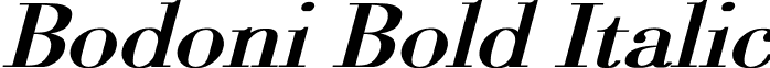 Bodoni Bold Italic font - Bodoni Bold Italic.ttf