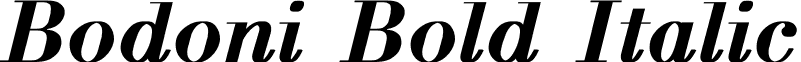Bodoni Bold Italic font - BODONI-T.TTF