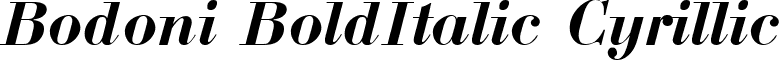 Bodoni BoldItalic Cyrillic font - BDN4.ttf