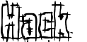 Hack & Slash BRK font - hackslsh.ttf