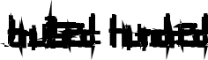 Bruised Hundred font - BRUI100___.TTF