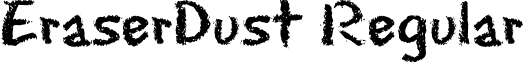 EraserDust Regular font - erasdust.ttf