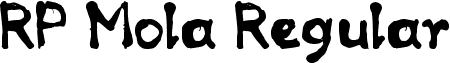 RP Mola Regular font - RP Mola.ttf