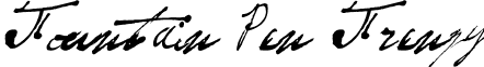 Fountain Pen Frenzy font - FountainPen.ttf