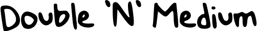 Double 'N' Medium font - Double N.ttf