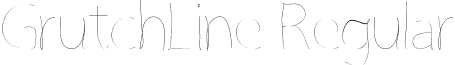 GrutchLine Regular font - GrutchLine.ttf