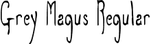 Grey Magus Regular font - greymagus.ttf