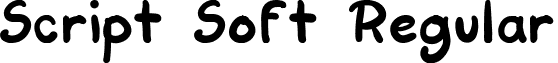 Script Soft Regular font - script soft normal.ttf