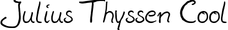 Julius Thyssen Cool font - 9juliust.ttf