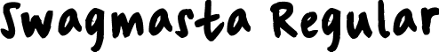 Swagmasta Regular font - Swagmasta.ttf