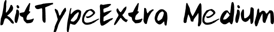 kitTypeExtra Medium font - kitTypeExtra.ttf