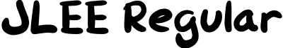 JLEE Regular font - JLEE.ttf