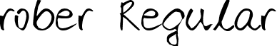 rober Regular font - ROBER___.TTF