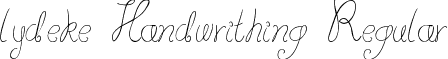 lydeke Handwrithing Regular font - Lydeke_Handwrithing.ttf