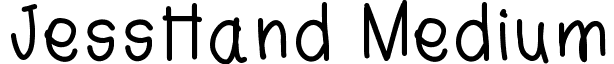 JessHand Medium font - JessHand.ttf