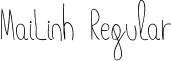 MaiLinh Regular font - MaiLinh.ttf