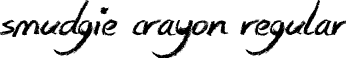 Smudgie Crayon Regular font - Smudgie Crayon.ttf