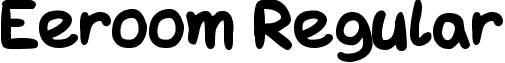 Eeroom Regular font - Eeroom.ttf