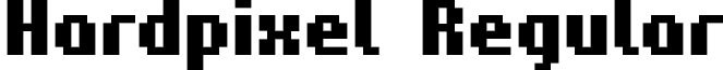 Hardpixel Regular font - Hardpixel.OTF