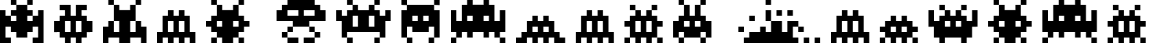 Pixel Invaders Regular font - pixel_invaders.ttf