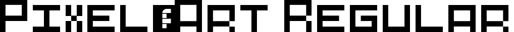 Pixel-Art Regular font - pixelart.ttf