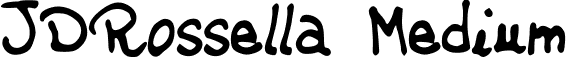 JDRossella Medium font - jd_rossella.ttf