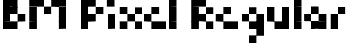 BM Pixel Regular font - BM_Pixel.otf