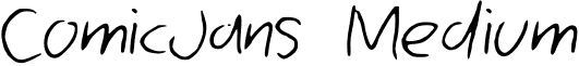 ComicJans Medium font - ComicJans.ttf