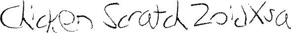 Chicken Scratch ZoidXsa font - Chicken Scratch.ttf