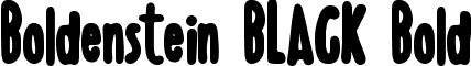 Boldenstein BLACK Bold font - Boldenstein BLACK.ttf