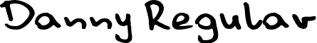 Danny Regular font - Danny.ttf