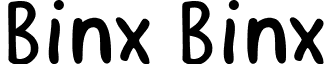 Binx Binx font - Binx.ttf