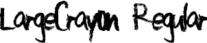 LargeCrayon Regular font - LargeCrayon.ttf