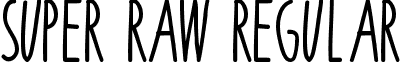 Super Raw Regular font - SuperRaw-Regular.ttf