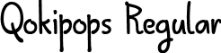 Qokipops Regular font - Qokipops free.otf