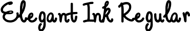 Elegant Ink Regular font - elegant_ink.ttf