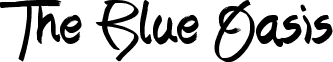 The Blue Oasis font - The Blue Oasis.ttf