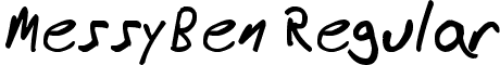 MessyBen Regular font - Messy_Ben.ttf