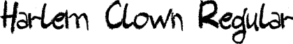 Harlem Clown Regular font - HARLC___.TTF