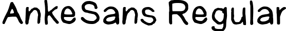 AnkeSans Regular font - AnkeSans.ttf