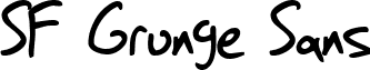 SF Grunge Sans font - SFGRUNG.ttf