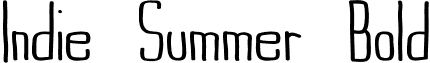 Indie Summer Bold font - Indie_SummerBold.ttf