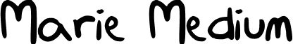 Marie Medium font - marie.ttf