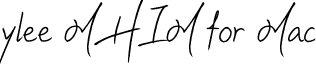 ylee MHIM for Mac font - ylee Mortal Heart, Immortal Memory v.1.01M (for Mac).otf