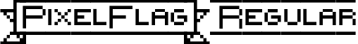 {PixelFlag} Regular font - PixelFlag.ttf