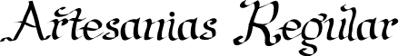 Artesanias Regular font - Artesanias_2011.ttf