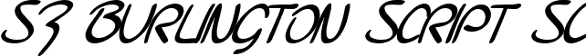 SF Burlington Script SC font - SF Burlington Script SC Bold Italic.ttf