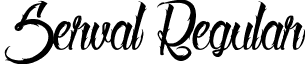 Serval Regular font - Serval.ttf
