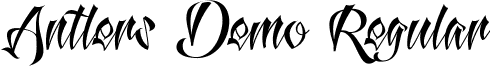 Antlers Demo Regular font - Antlers_Demo.ttf